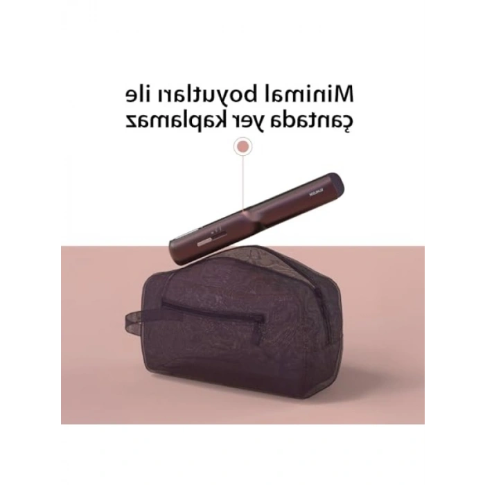 Kablosuz Mini Saç Düzleştirici - Type-C Hızlı Şarj, Seramik Plaka