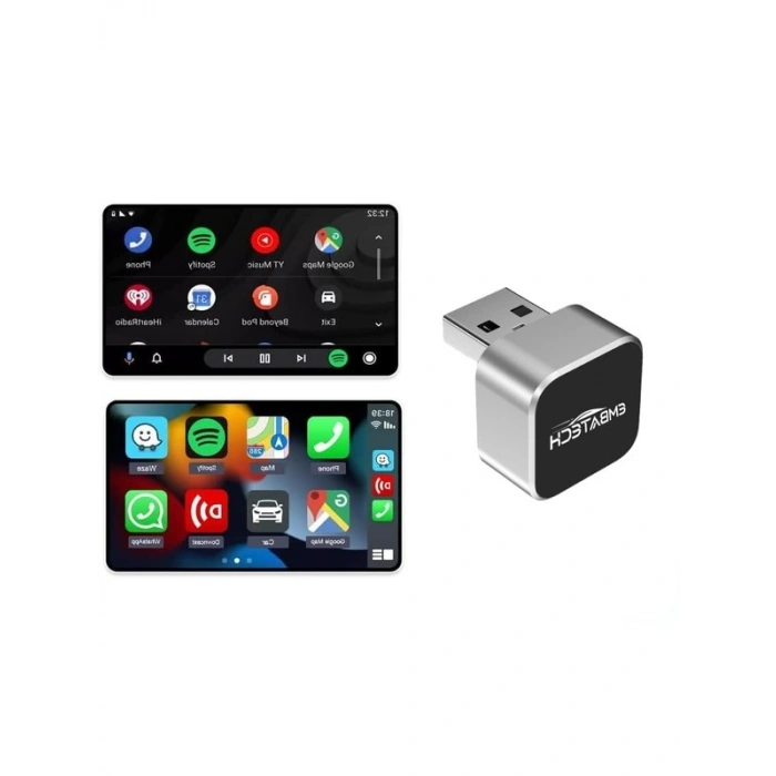Kablosuz Oto Görüntü Adaptörü ile 2in1 CarPlay ve Android Bağlantısı