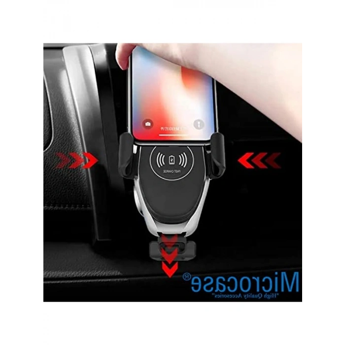 Kablosuz Şarj Özellikli Araç Telefon Tutucu, Q12 Model