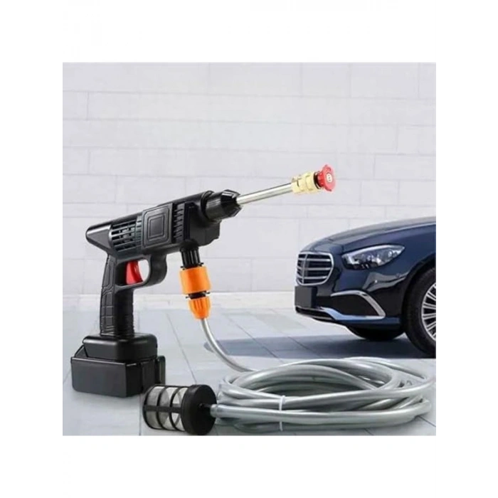 Kablosuz Şarjlı Su Tabancası 200W, 10000mAh ve 90 Bar Basınç