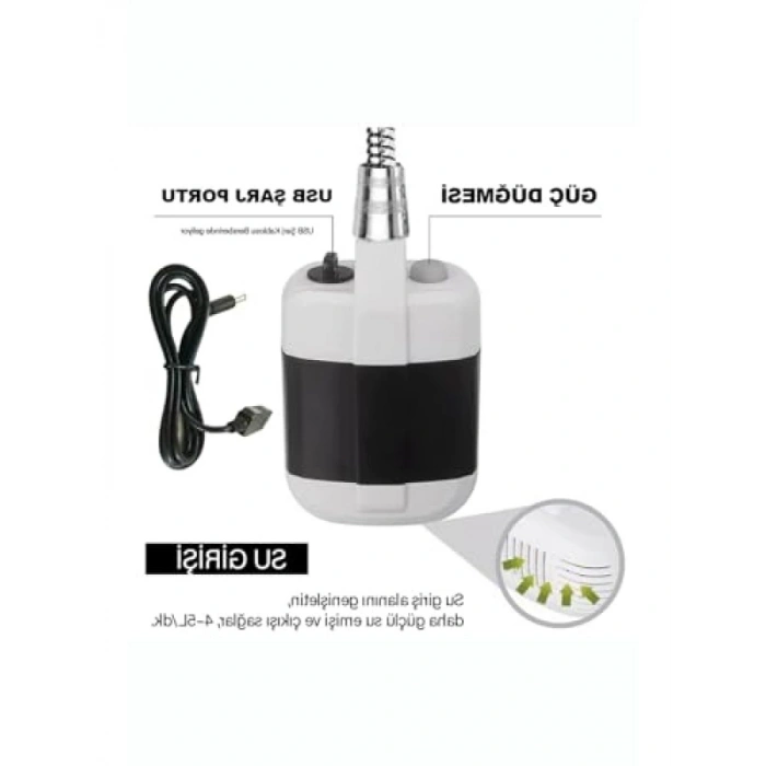 Kablosuz Taşınabilir Duş Seti - Şarjlı, Hafif ve Kompakt