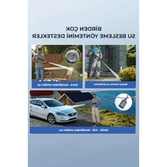 Kablosuz Yüksek Basınçlı Yıkama Makinesi - 90 Bar