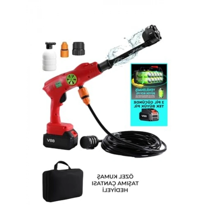 Kablosuz Yüksek Basınçlı Yıkama Makinesi - 90 Bar