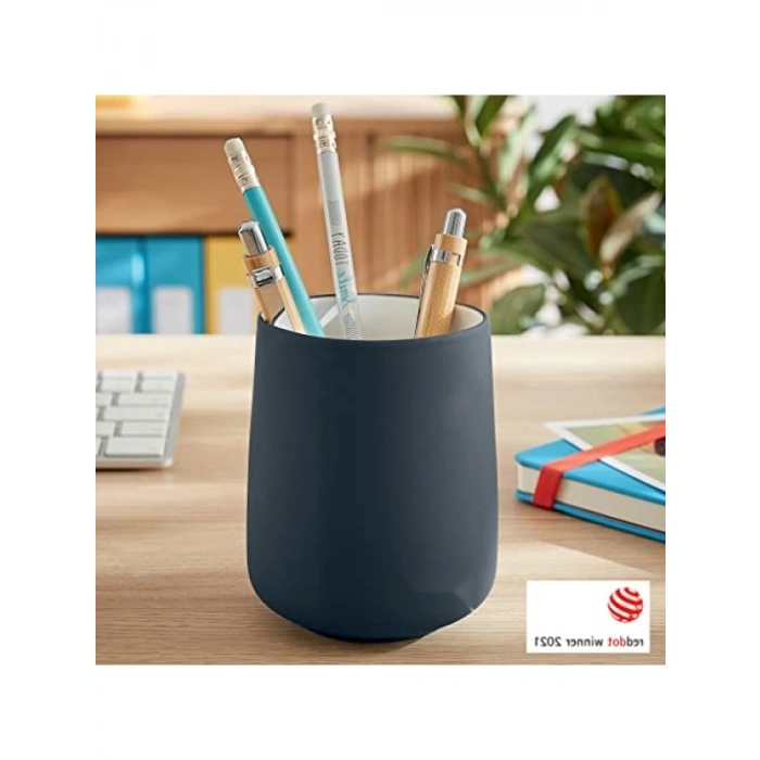 Kadife Gri Seramik Kalemlik - Cosy Serisi