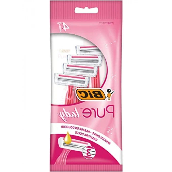 Kadın Tıraş Bıçağı 4lü Poşet - Aloe Vera ve 3 Bıçak