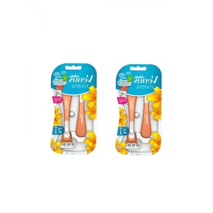 Kadın tıraş bıçağı seti, 2 adet, 2 paket halinde sunulmakta