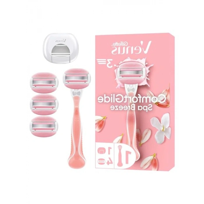 Kadın Tıraş Makinesi, 4 Adet Yedek Bıçak ile