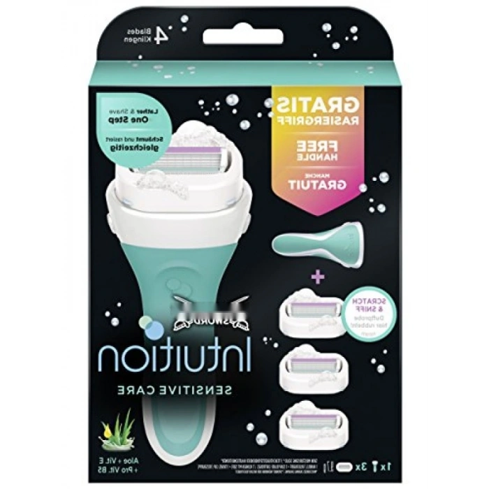 Kadın Tıraş Makinesi ile 3 Yedek Bıçak Seti