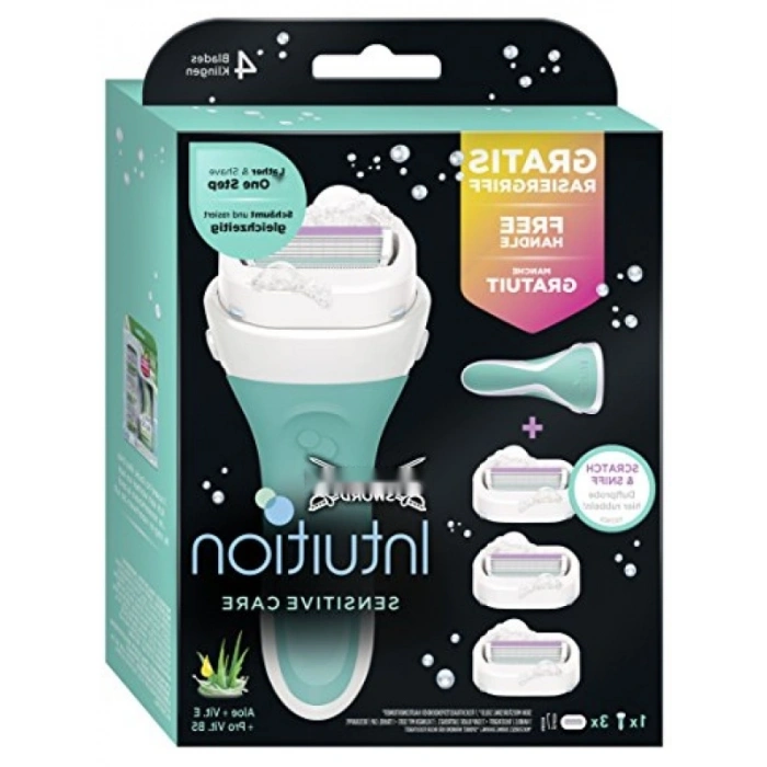 Kadın Tıraş Makinesi ile 3 Yedek Bıçak Seti