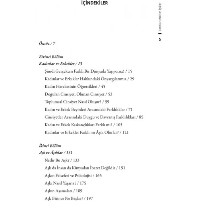 Kadınlar, Erkekler, Aşıklar