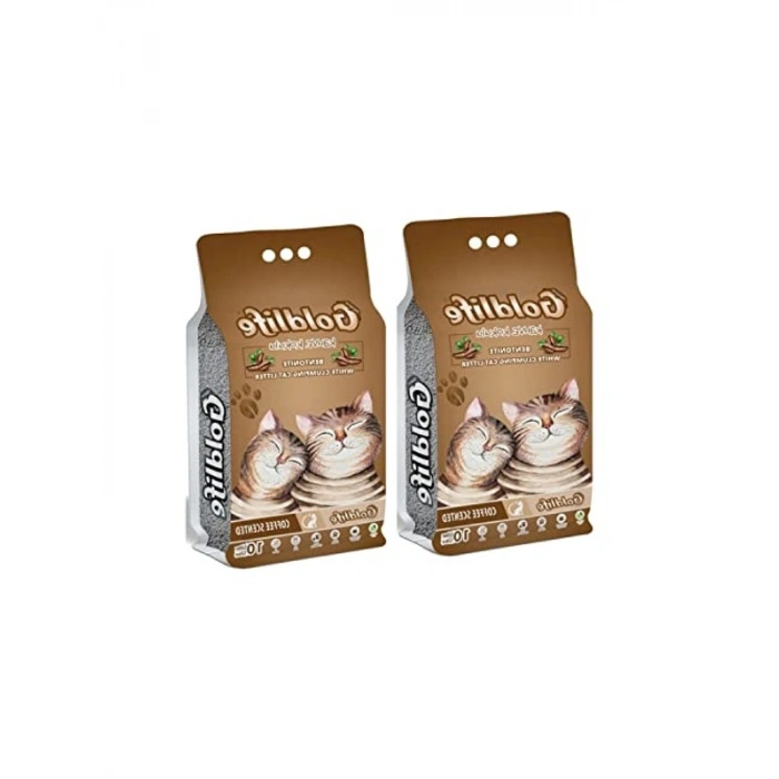Kahve kokulu kedi kumu, 10 lt, 2 adet paket