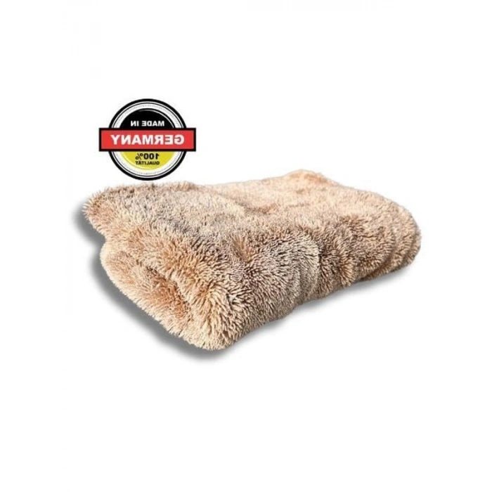 Kahverengi Mikrofiber Oto Kurulama Bezi, 75x55 cm Ölçüsünde