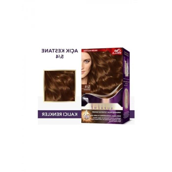 Kalıcı Açık Kestane Saç Boyası