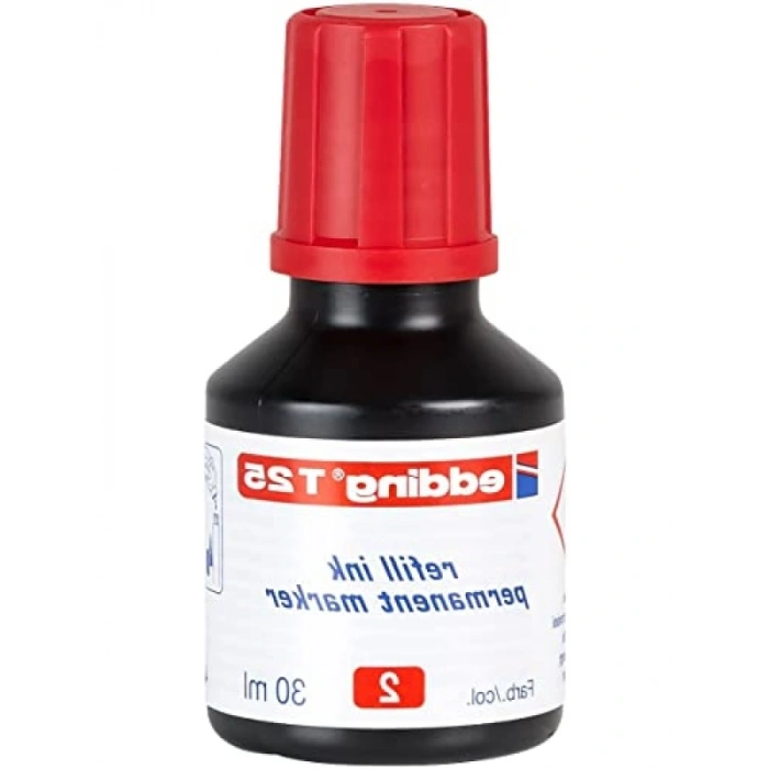 Kalıcı Kırmızı Mürekkep Yedeği - 25 ml