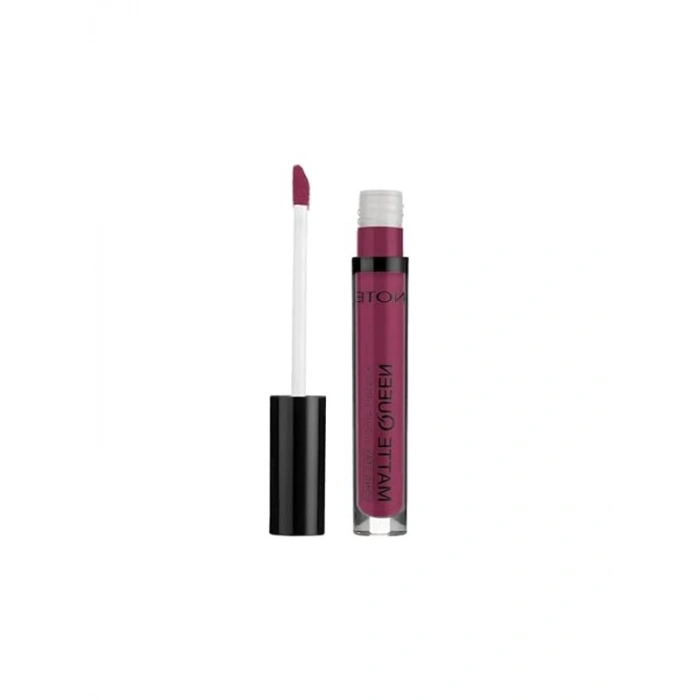 Kalıcı Likit Ruj, Mor - Matte Queen Lipstick, 19 Berry Blast