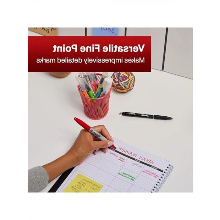 Kalıcı Markör, 24lü Paket, Karışık Renkler