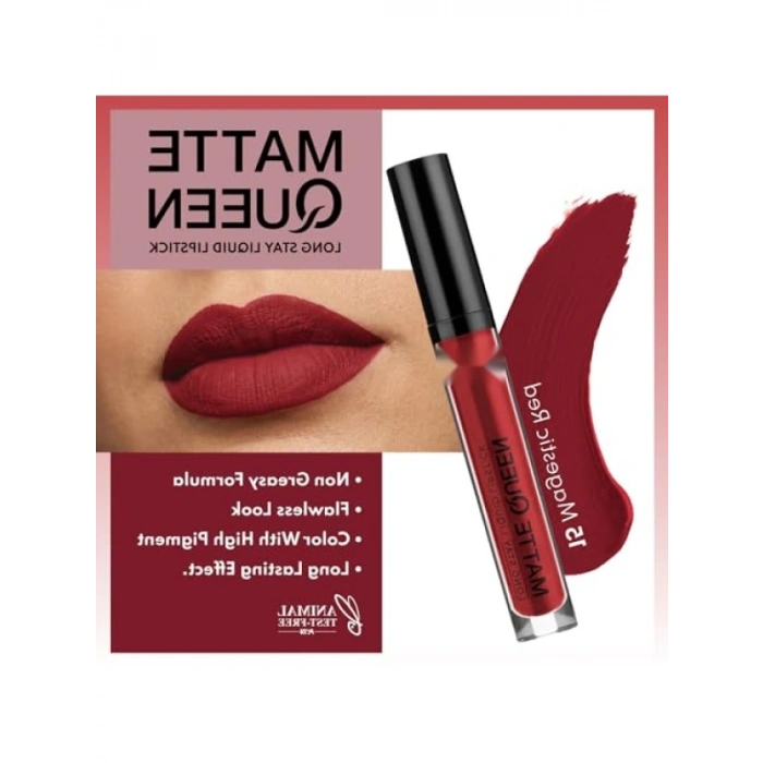 Kalıcı Mat Likit Ruj, 15 Magestic Red