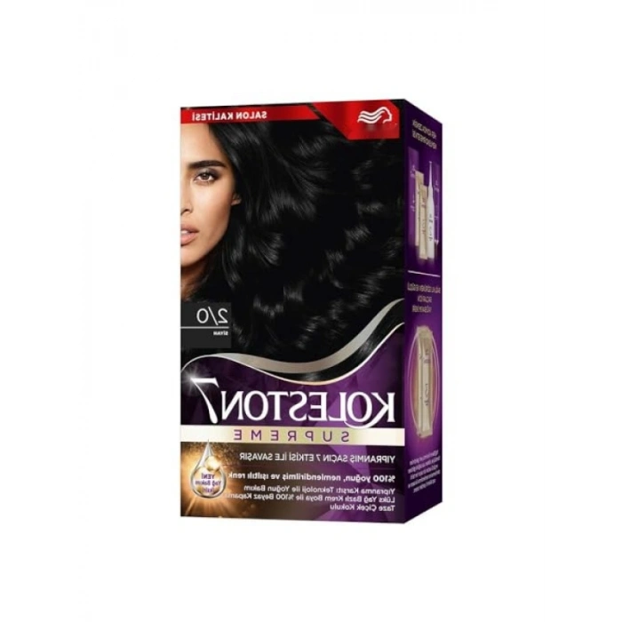 Kalıcı Siyah Saç Boyası - 2-0