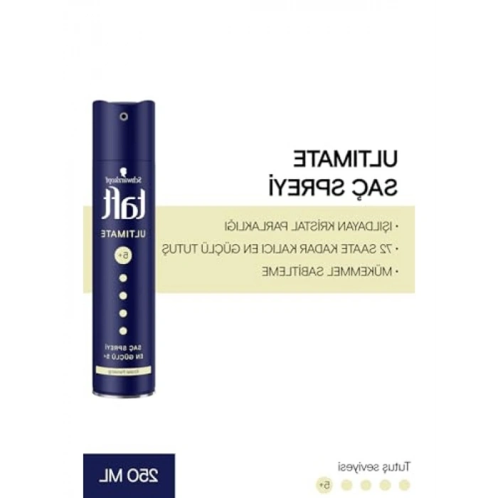 Kalıcı Tutuş Saç Spreyi 250 ml - Hafif Formül