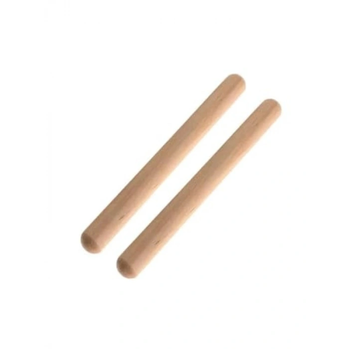 Kalın Ahşap Ritim Çubuğu - 2li Paket