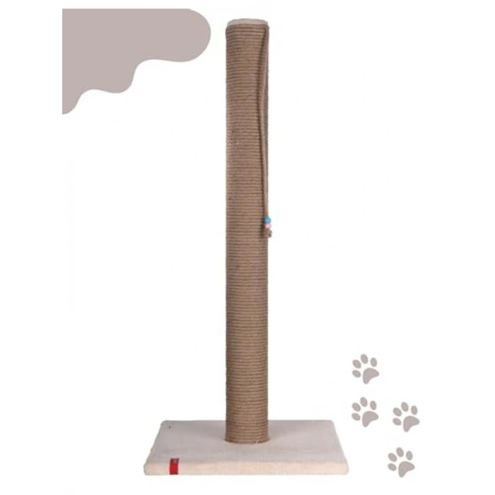 Kalın borulu dev tırmalama tahtası, 90 cm, catnipli