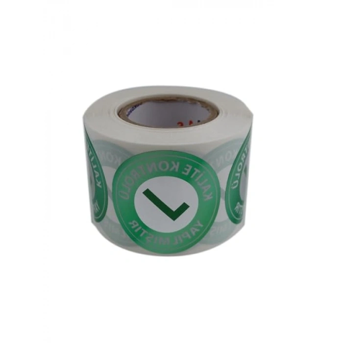 Kalite Kontrol Etiketi - PP Metalize, 500 Adet