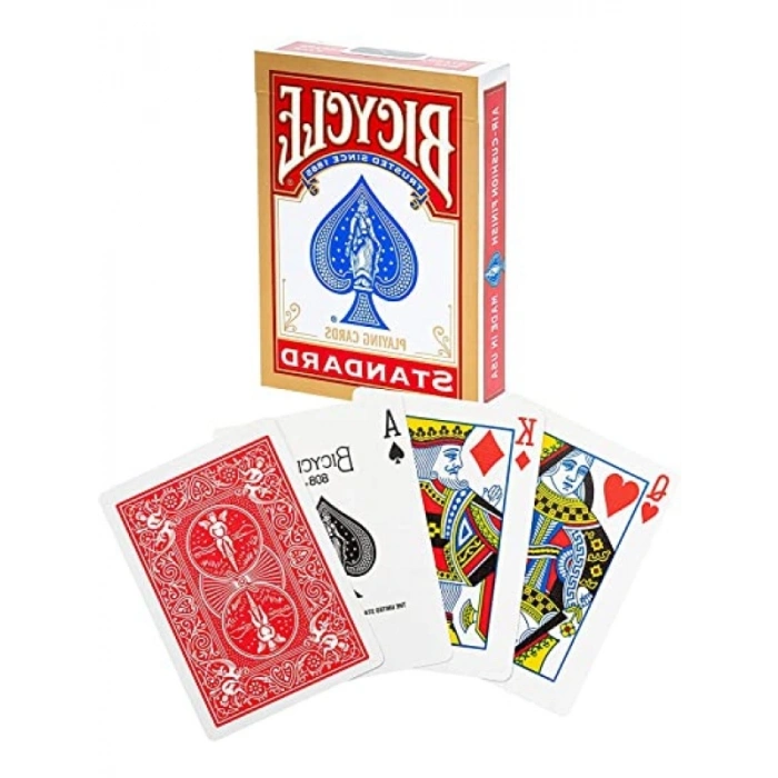 Kaliteli 12 Deste Oyun Kartı (6 Kırmızı, 6 Mavi)