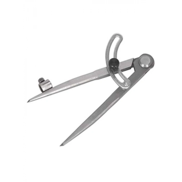 Kaliteli 150 mm Kanatlı Düz Pergel ve Kalem Tutucu