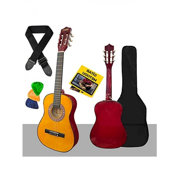 Kaliteli 3/4 Junior Çocuk Gitarı, 8-12 Yaş Arası