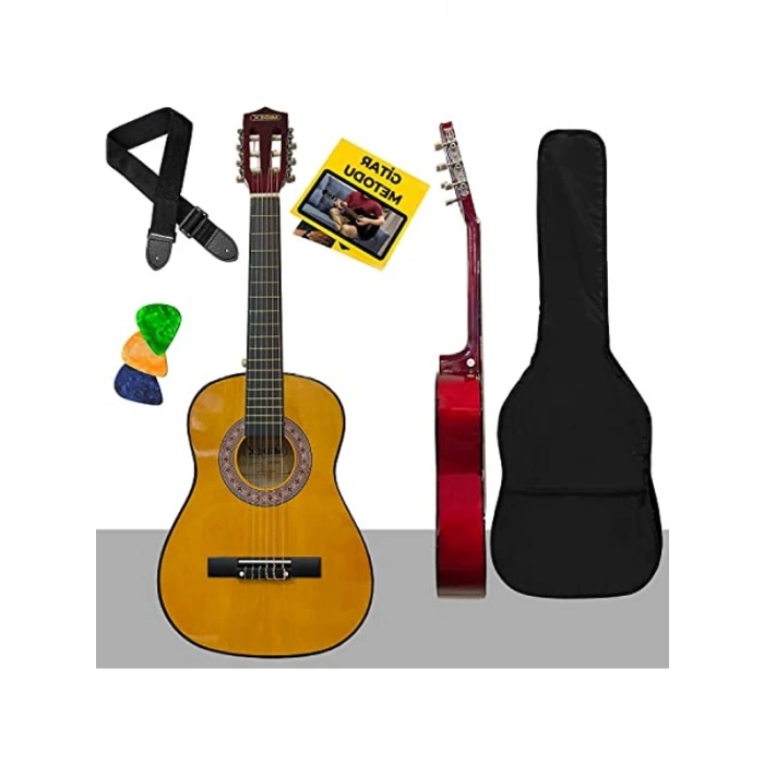 Kaliteli 3/4 Junior Çocuk Gitarı, 8-12 Yaş Arası