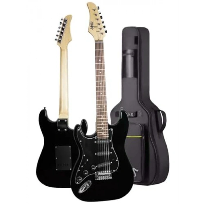 Kaliteli 35W Elektro Gitar Seti (Gül Klavye, Strat Kasa)