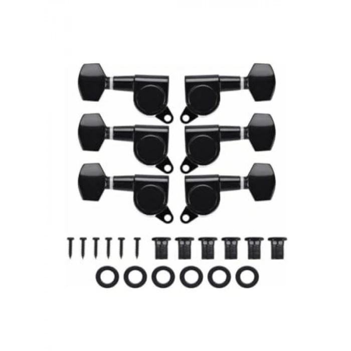 Kaliteli Akustik Gitar Burgu Takımı - Siyah