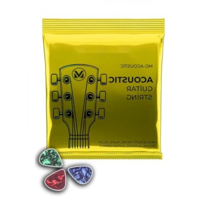 Kaliteli Akustik Gitar Teli Seti - Pena Hediye