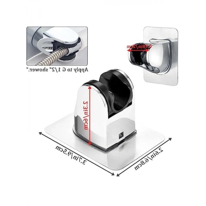 Kaliteli El Duşu Tutucu, Paslanmaz Krom Kaplama