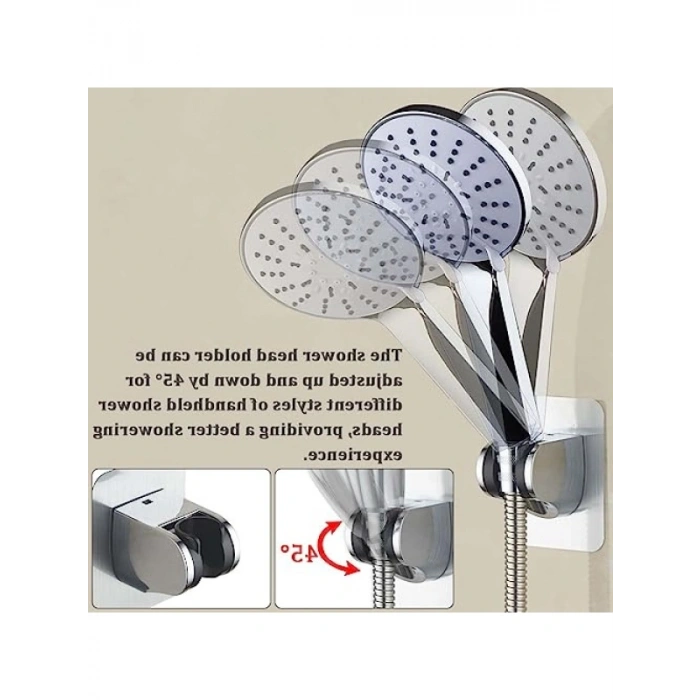 Kaliteli El Duşu Tutucu, Paslanmaz Krom Kaplama