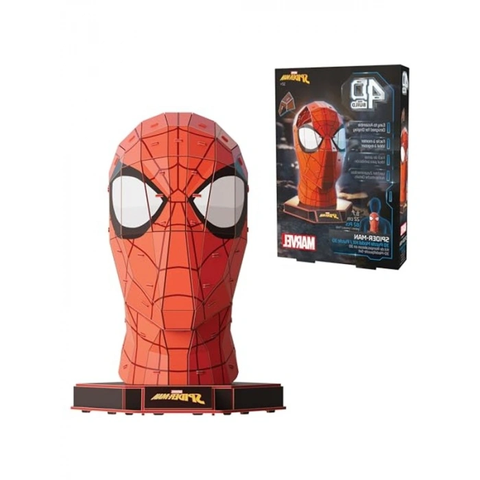 Kaliteli Kartondan Yapılmış 3D Spiderman Model Kiti, 82 Parça
