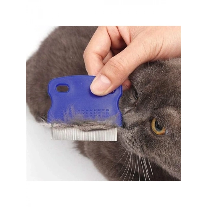 Kaliteli Kedi ve Köpek Pire ve Gözyaşı Lekesi Tarağı