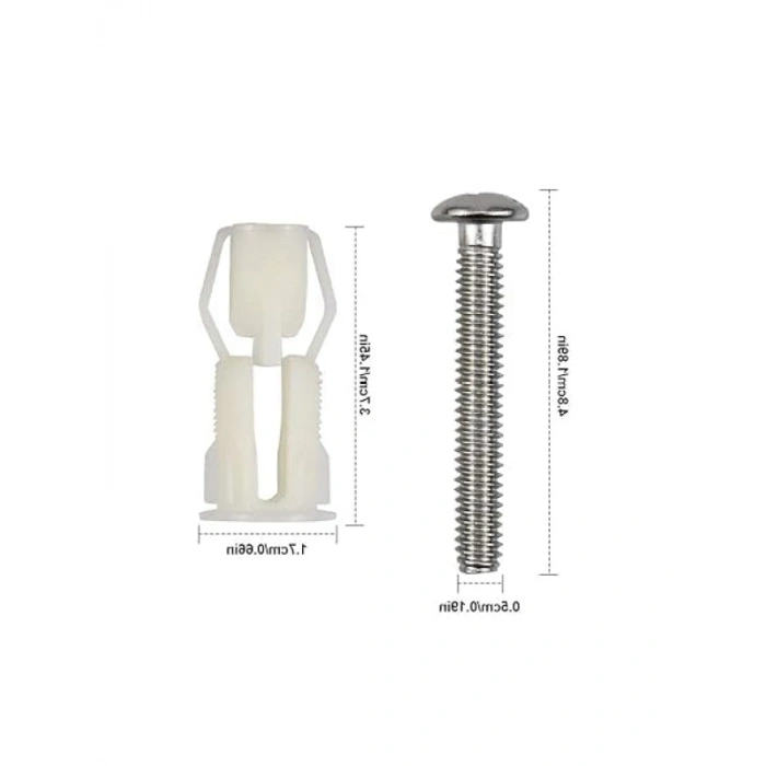Kaliteli Klozet Kapağı Menteşe Dübel Seti