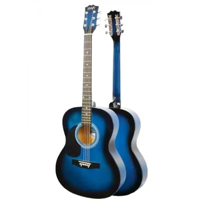 Kaliteli Mavi 40 İnç Akustik Gitar Seti, 4/4 Yetişkinler için