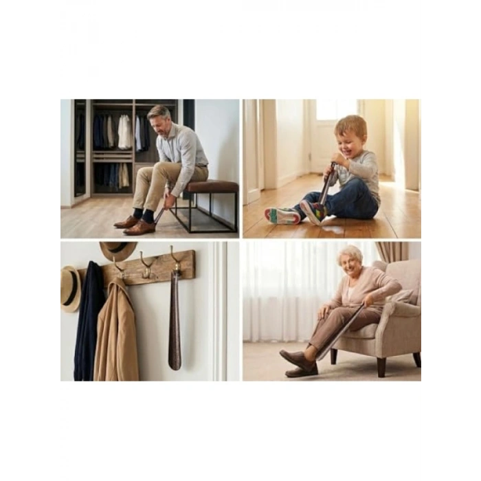 Kaliteli Metal Ayakkabı Çekeceği, Ergonomik Tasarım, 70 cm