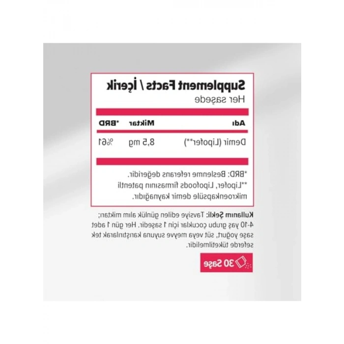 Kaliteli Takviye Ürünü - 30 Saşe