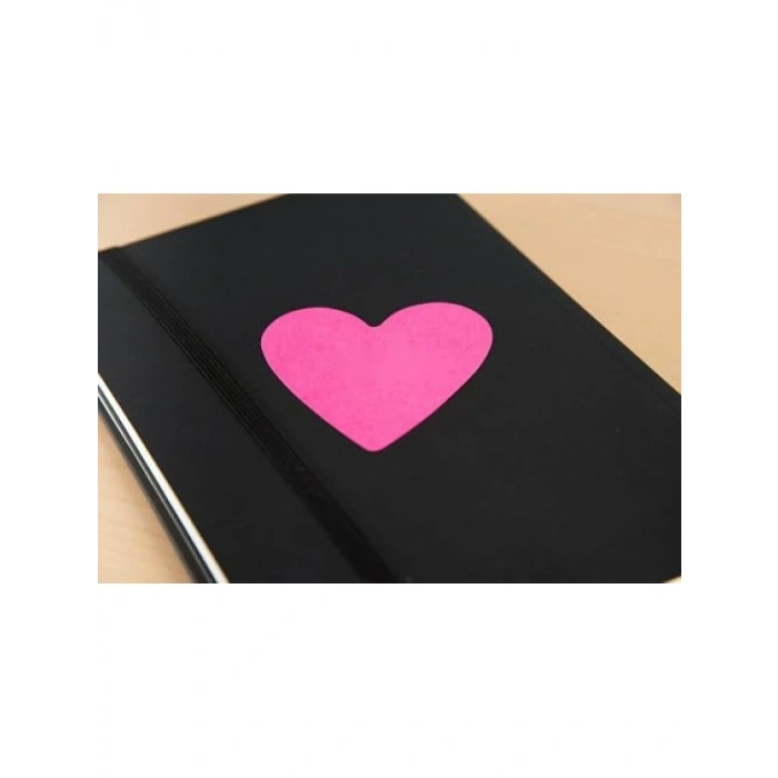 Kalp Şeklinde 150 Sayfalık Haftalık Not Defteri