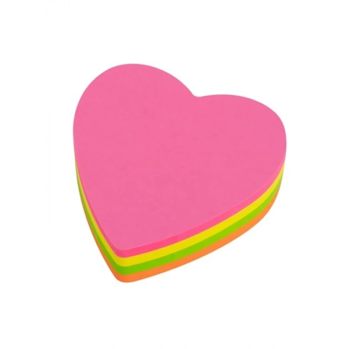 Kalp Şeklinde Post-it Notlar