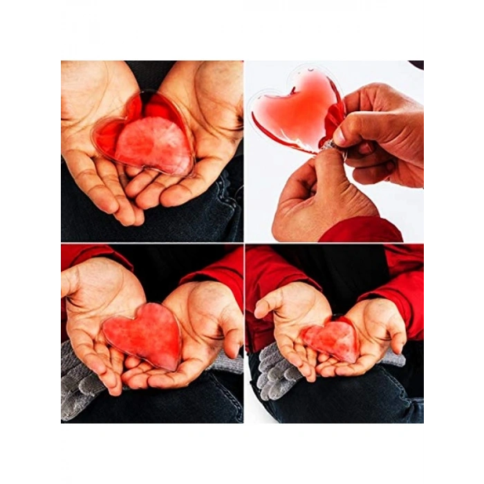 Kalp Şeklinde Sihirli Jel Isıtıcı - 2 Adet