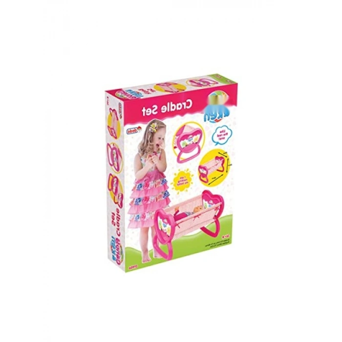 Kalp Temalı Çocuk Beşik Seti, Plastik Malzeme