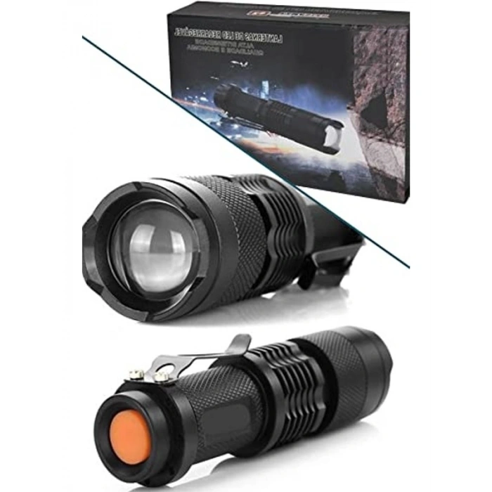Kama -87 Zoomlu Cep Feneri Şarjlı Km-87 1410