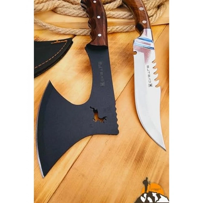 Kamp Bıçağı, Ceviz Saplı ve Kılıflı, Taşınabilir