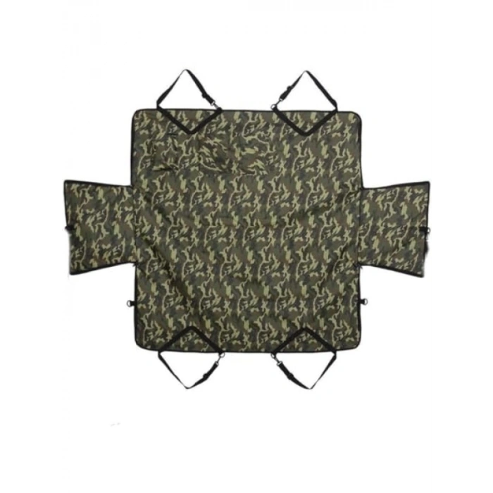Kamuflaj Desenli Arka Koltuk Köpek Örtüsü