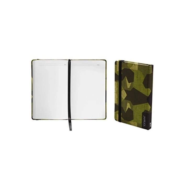 Kamuflaj Desenli Sert Kapaklı Çizgisiz Defter