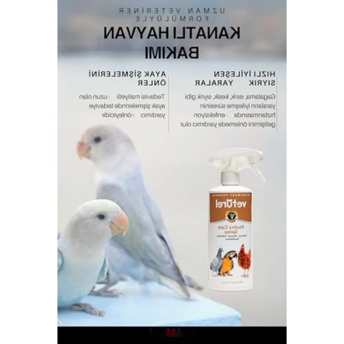Kanatlı Hayvanlar İçin Yüksek Etkili Bakım Spreyi 1000ml